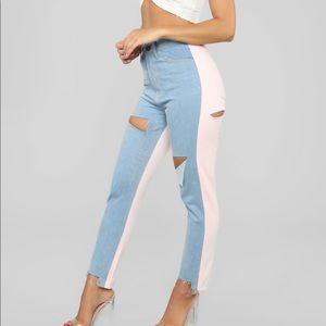 Flip it and reverse it high rise two toned size 1